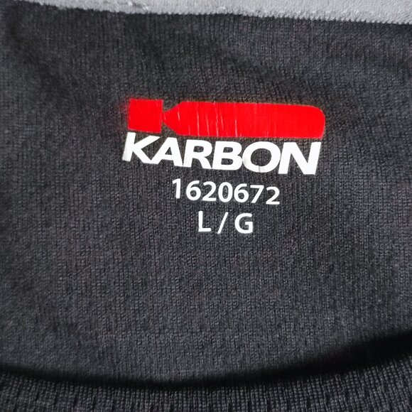 Karbon Thermolite active wear sweatshirt men's  L charcoal colour, long sleeve - Picture 5 of 9
